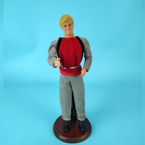 Mattel Vintage 1990s Ken Doll Dirty Blonde Tan Curved Bent Arms + Casual Outfit